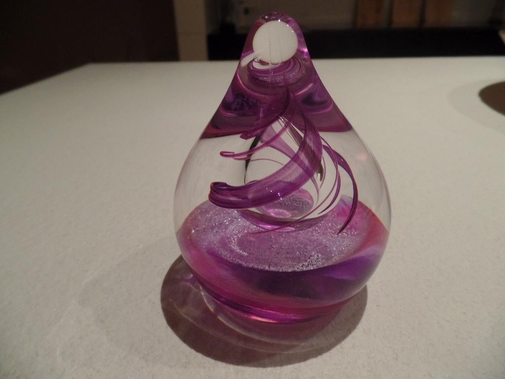 Glas decoratie, Ophalen of Verzenden, Zo goed als nieuw, Glas