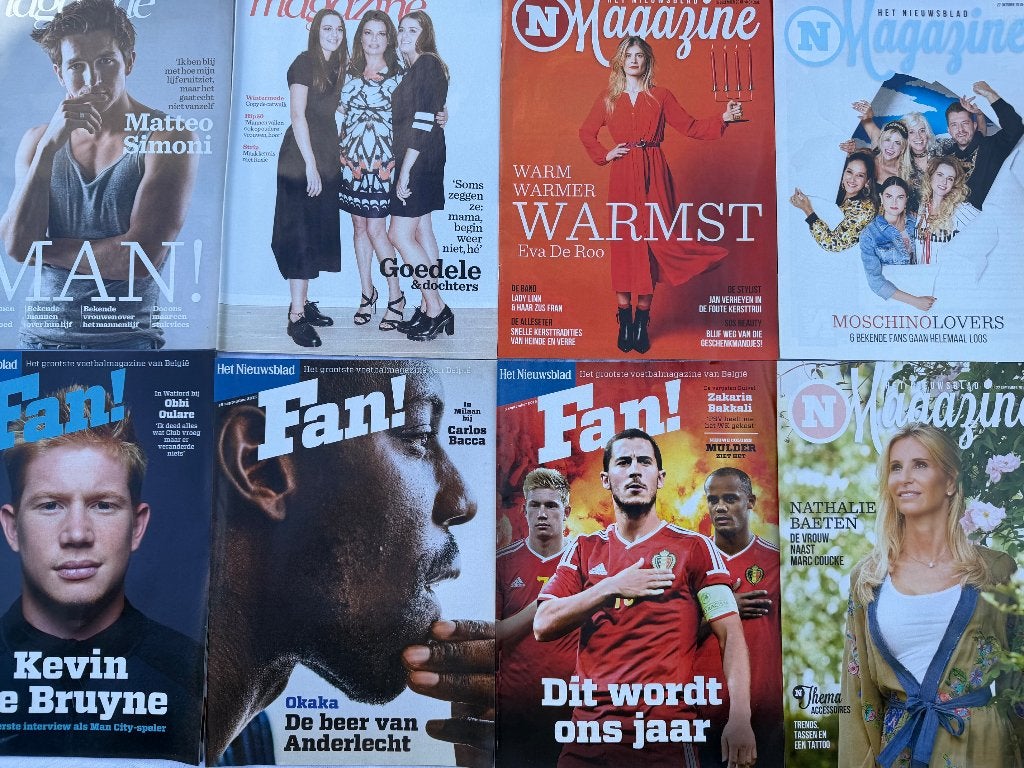 Nieuwsblad Magazine GRATIS tijdschriften, meerdere jaren, Boeken, Tijdschriften en Kranten, Ophalen of Verzenden, Zo goed als nieuw