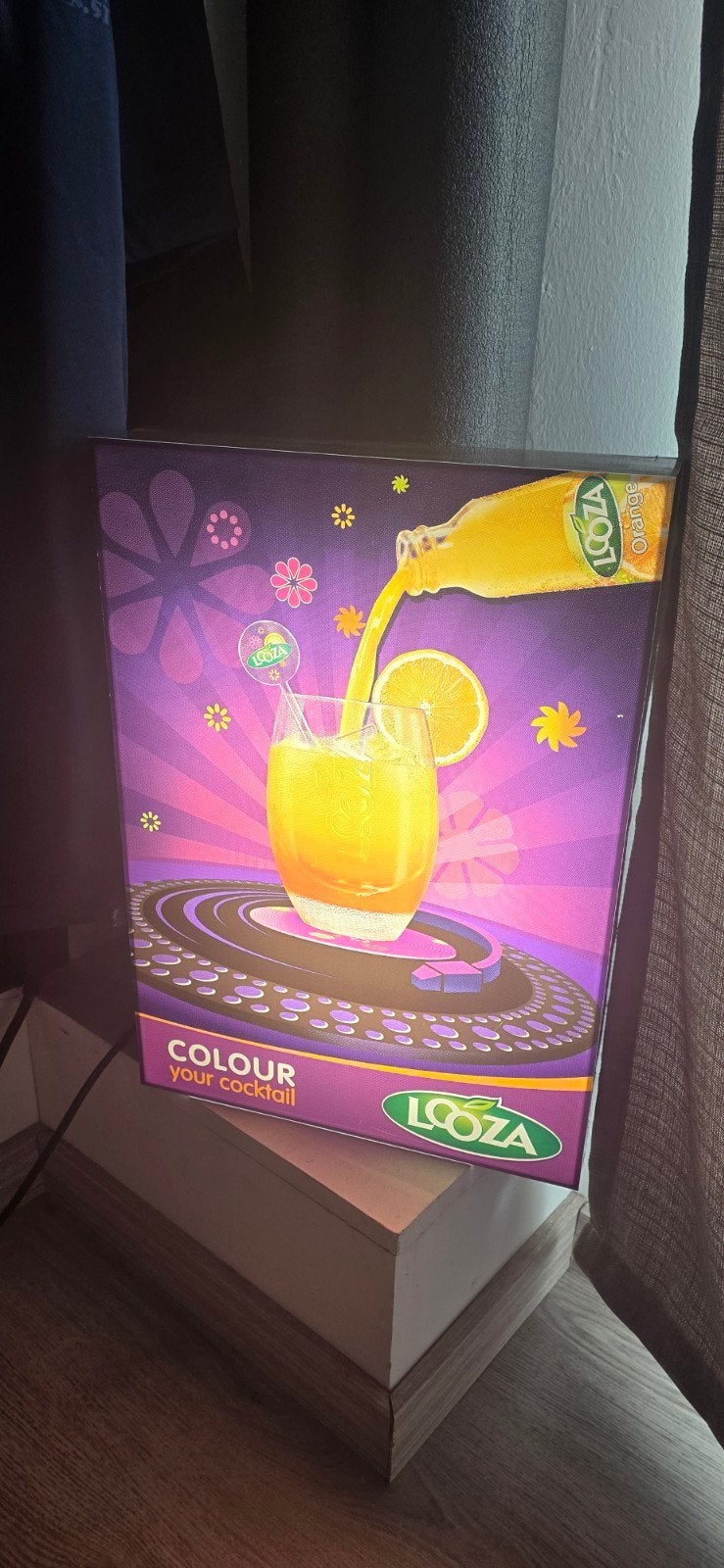 Looza lichtreclame werkend, Verzamelen, Ophalen of Verzenden