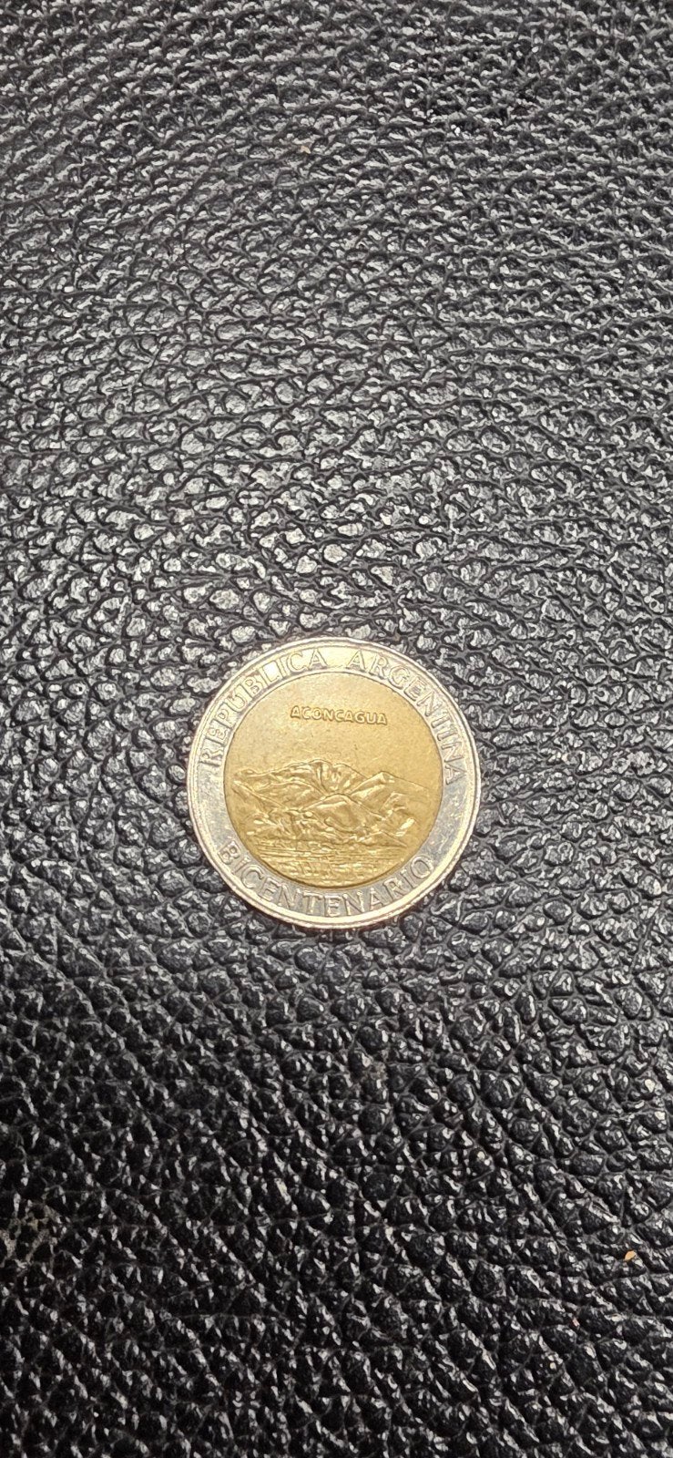 2#     Argentinië 1 peso 2010 Aconcagua, Timbres & Monnaies, Monnaies | Amérique, Enlèvement ou Envoi