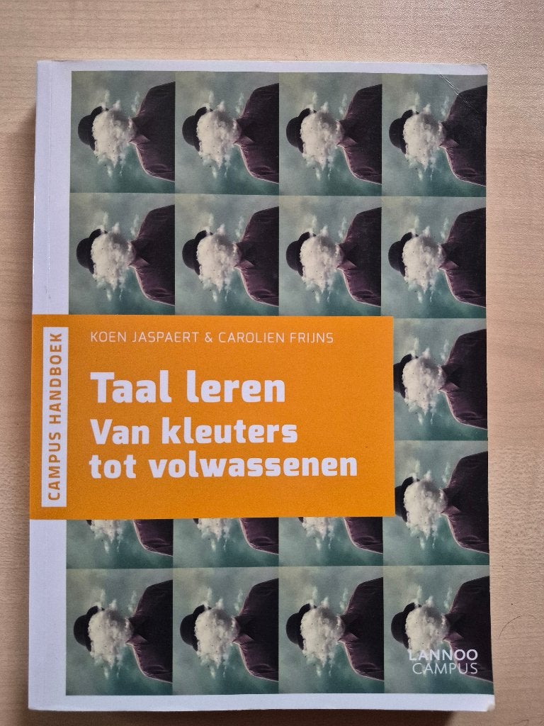 handboek Taal leren van kleuters tot volwassenen, Ophalen, Gelezen, Hogeschool, Lannoo Campus
