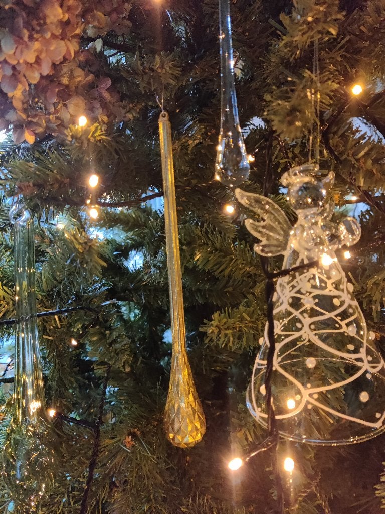 Gouden kerstpegels - set van 10 stuks, Diversen, Kerst, Ophalen of Verzenden, Zo goed als nieuw