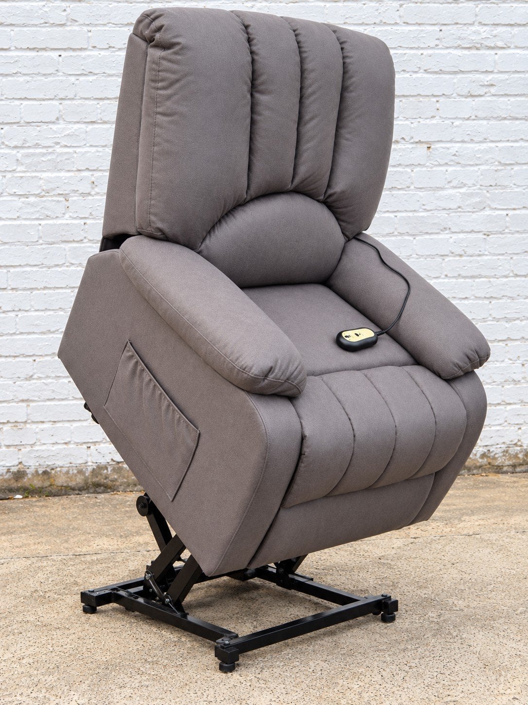 fauteuil releveur électrique HOMCOM, Maison & Meubles, Neuf, 100 à 125 cm, Enlèvement, Autres matériaux