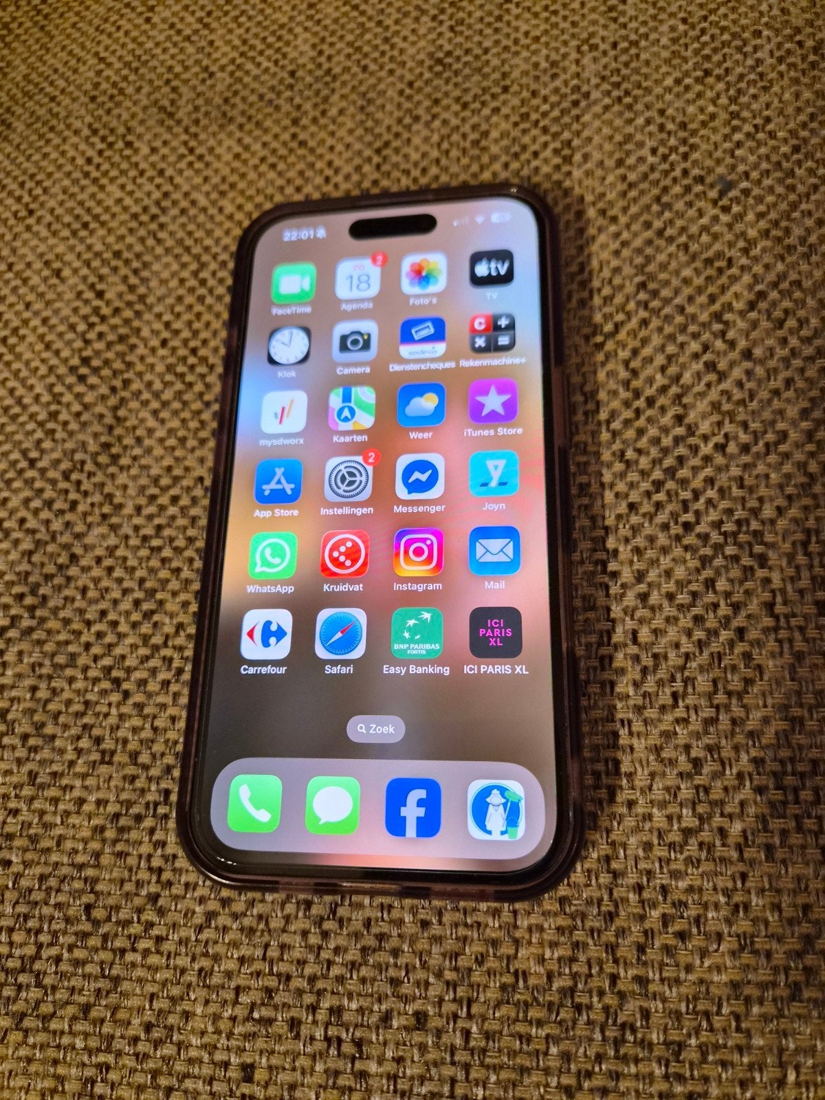 Apple iPhone 16 (1 an), Télécoms, Enlèvement ou Envoi, Bleu, 128 GB, IPhone 16