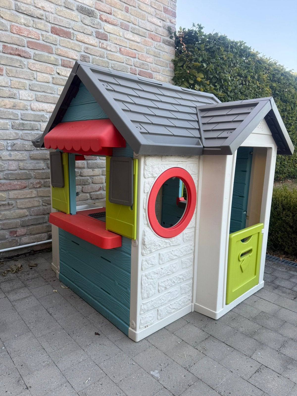 Smoby Chef House, Speelhuis met keuken + picknicktafel, Ophalen, Zo goed als nieuw