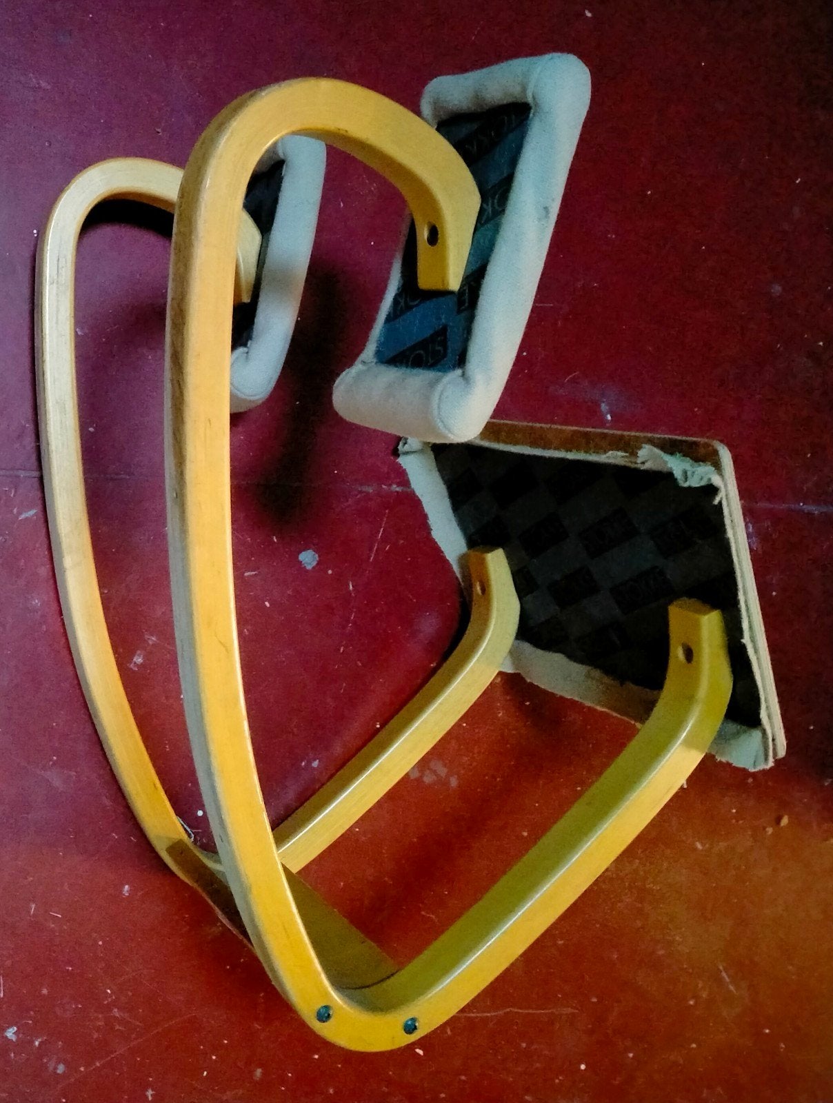 ergonomische kniestoel stokke, Huis en Inrichting, Ophalen, Gebruikt, Hout