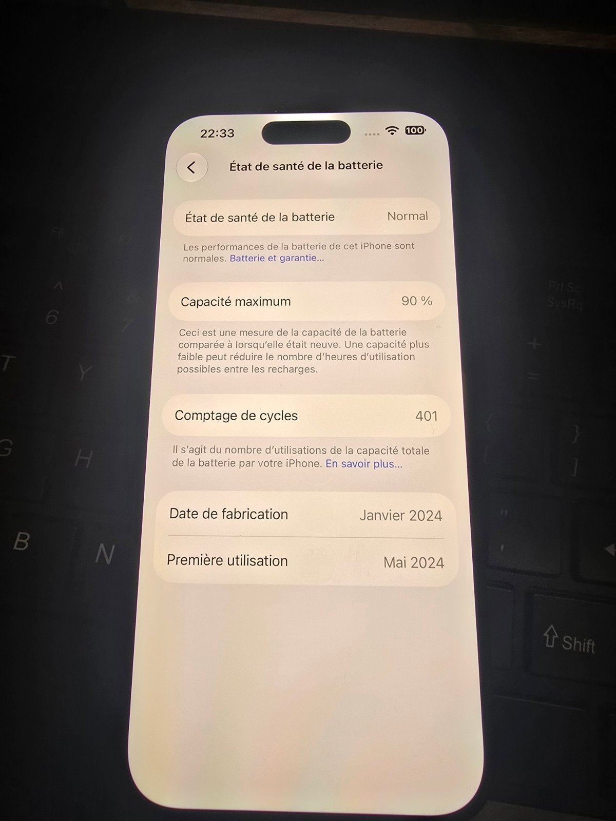 Iphone 15 Pro blauw, Ophalen, Blauw