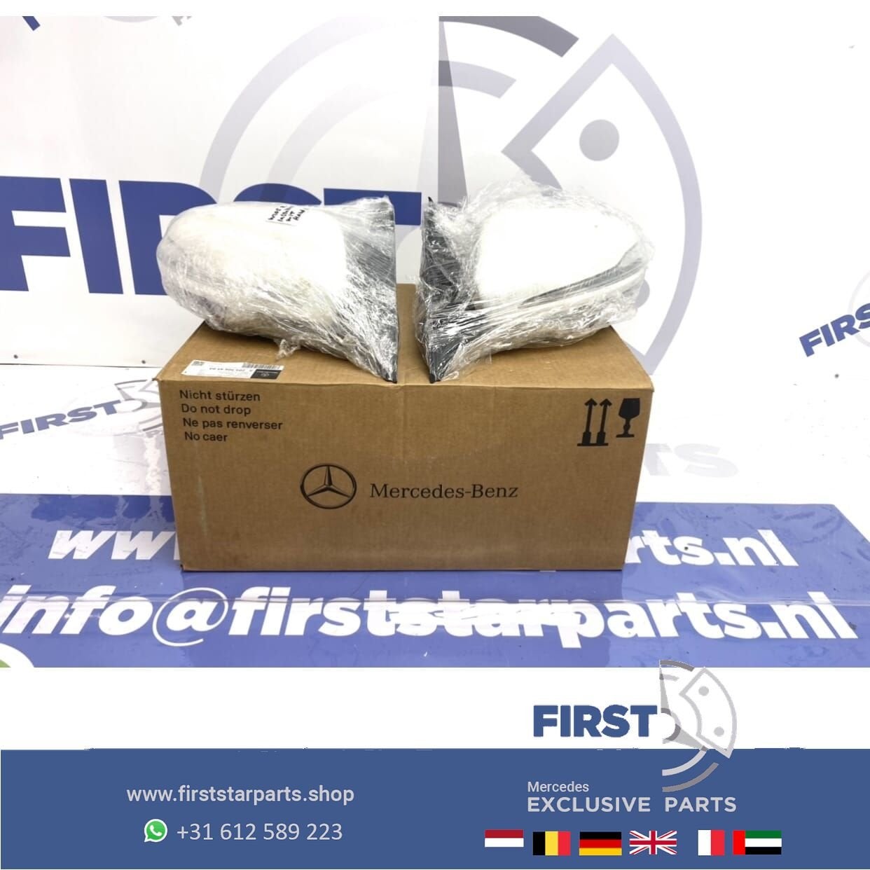 W205 S205 SPIEGEL LINKS ZIJSPIEGEL C KLASSE LINKER BUITENSPI, Utilisé, -, -, Enlèvement ou Envoi