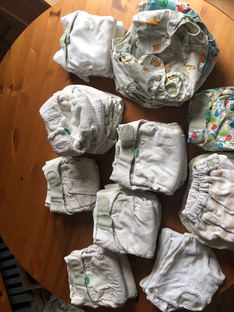 Wasbare luiers bamboe, Kinderen en Baby's, Ophalen, Gebruikt