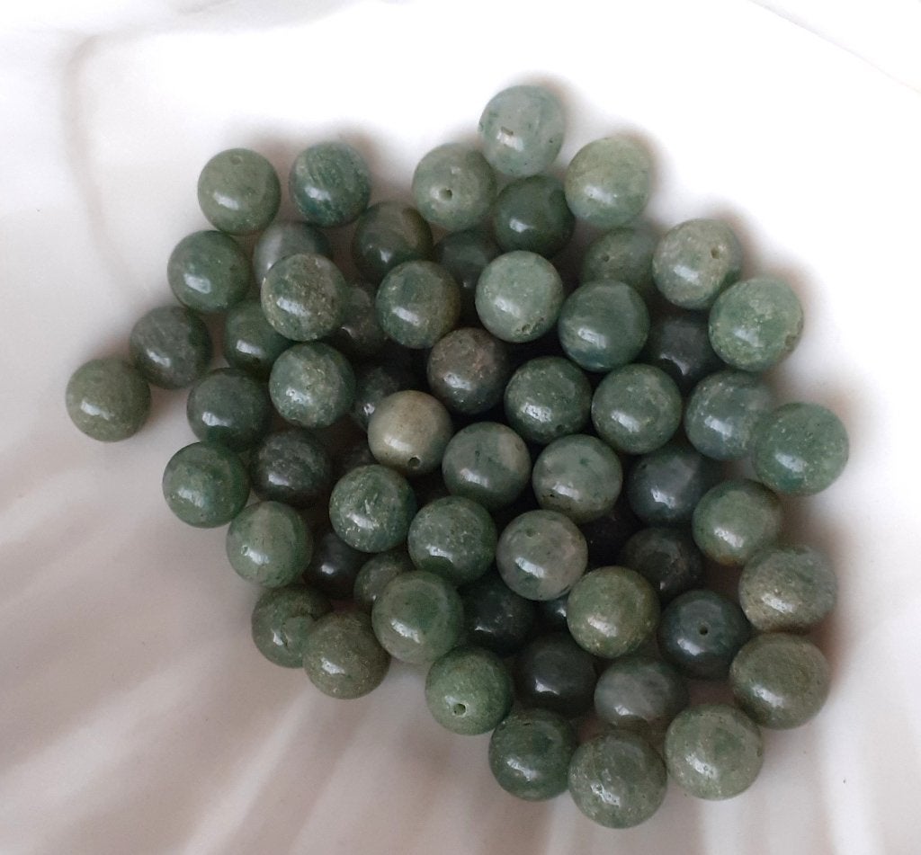lot kralen 70 mosagaat 10mm, Enlèvement ou Envoi, Neuf, Perle