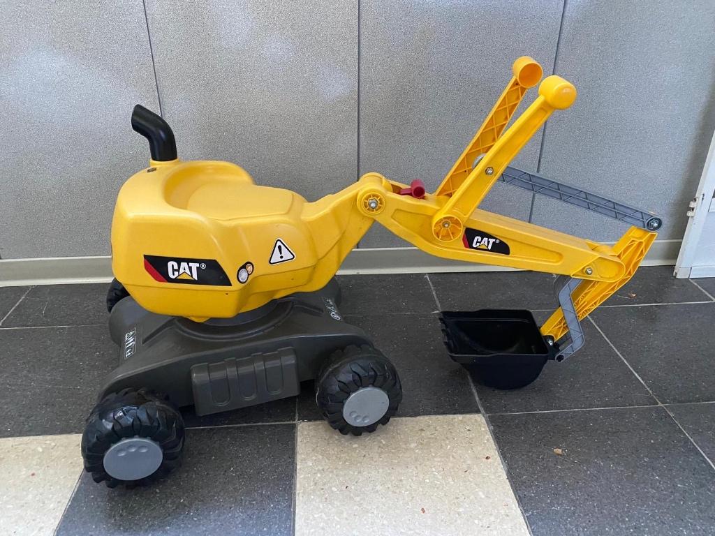 Cat graafkraan speelgoed, Ophalen, Gebruikt