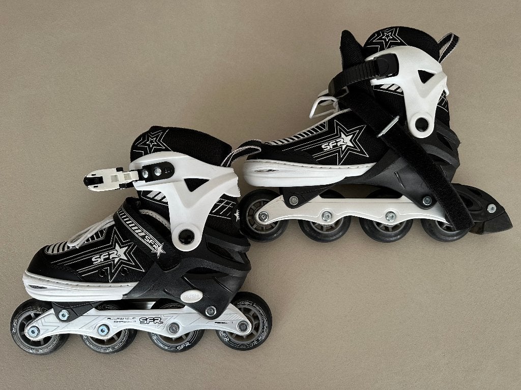 Inline skates SFR maat 35,5 - 39,5 + bescherming, Sport en Fitness, Skeelers, Kinderen, Inline skates 4 wielen, Ophalen, Overige merken