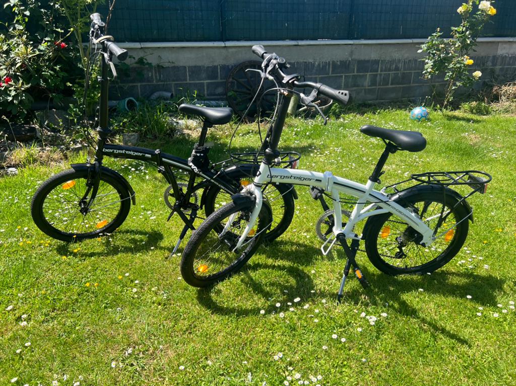 2 Vélos pliants, Vélos & Vélomoteurs, Enlèvement, Comme neuf, Autres marques, Vitesses