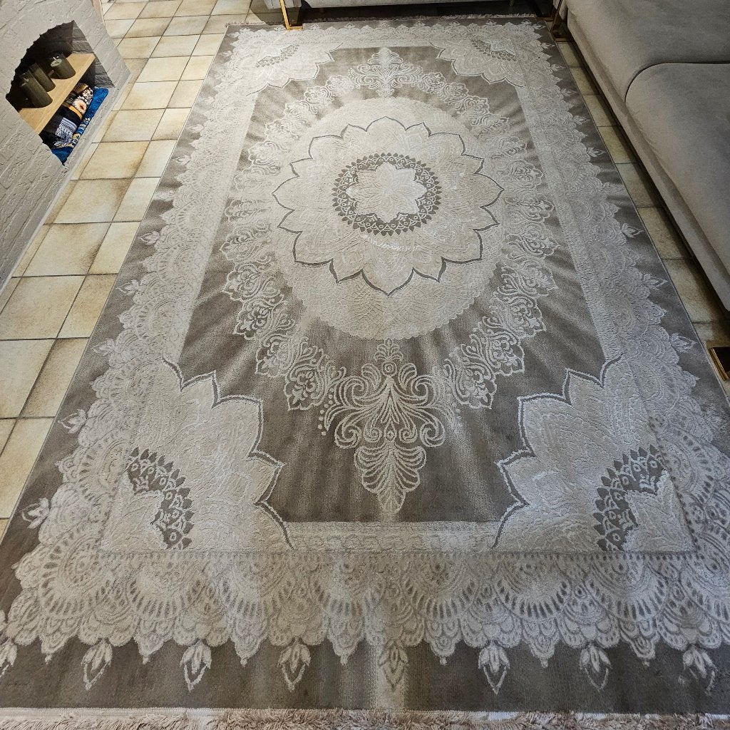 Tapijt, Ophalen, Beige, 200 cm of meer, Zo goed als nieuw