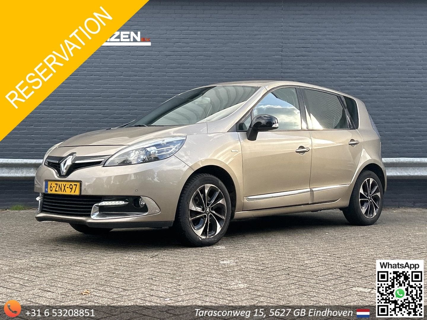 Renault Scenic 1.2 TCe Bose Leder | BOSE | Climate | Cruise, Monovolume, 135 g/km, Bruin, Bedrijf