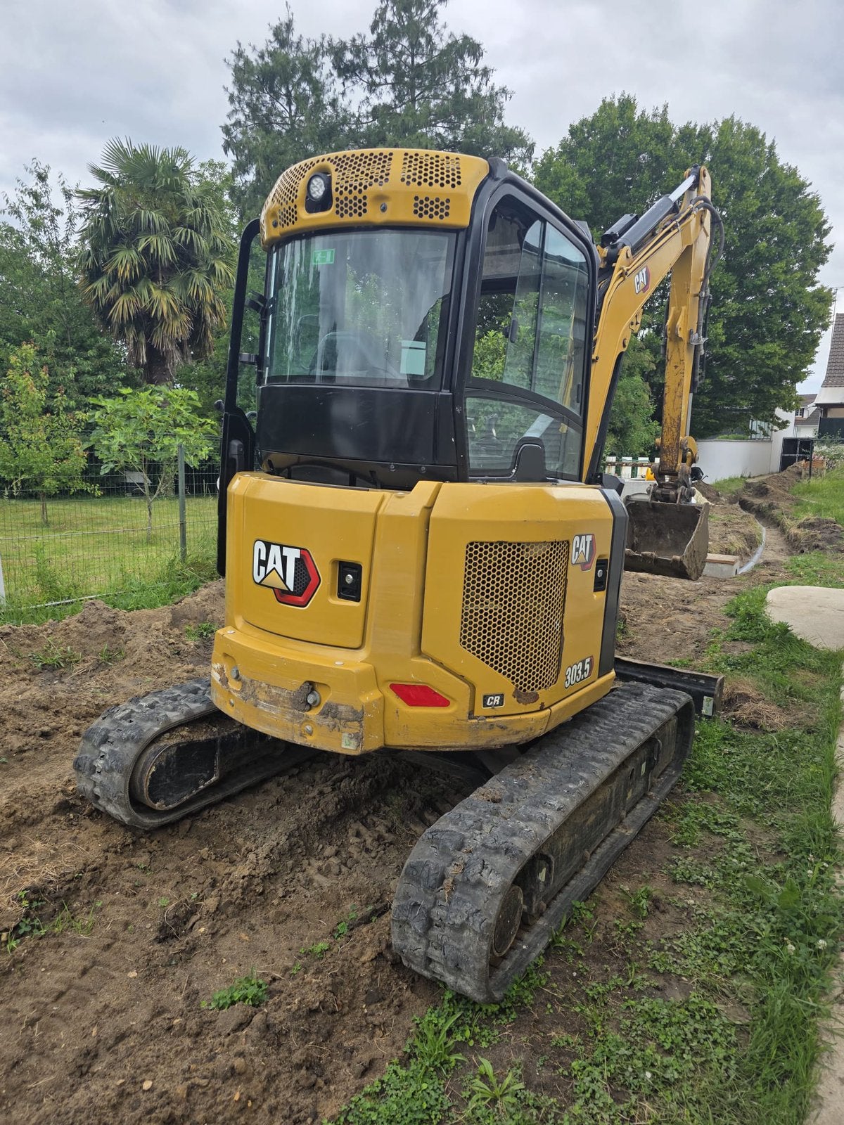 Mini-pelle Caterpillar 303.5 CR, Enlèvement ou Envoi