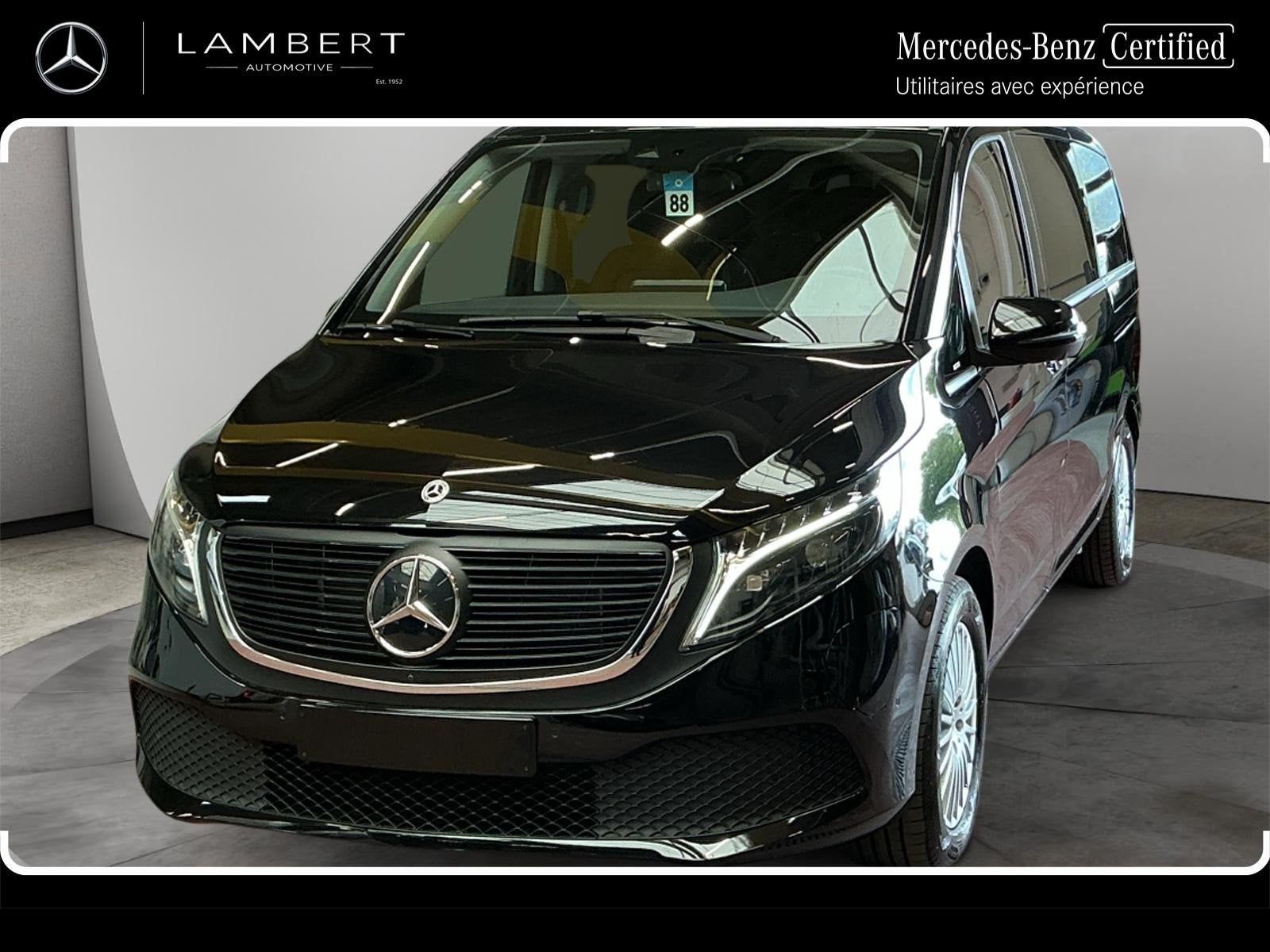 Mercedes-Benz EQV EQV 300 L2 (bj 2024, automaat), Auto's, Mercedes-Benz, Gebruikt, 355 km, Zwart, 150 kW
