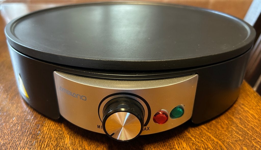 Crêpière Ambiano, comme neuve, Electroménager, Enlèvement ou Envoi, Comme neuf, 8 personnes et plus