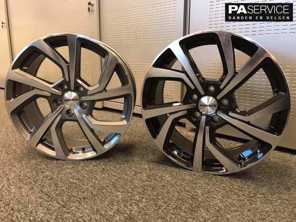 Nieuwe 18 inch Monaco Pace velgen voor VW Polo 5*100, Auto-onderdelen, Banden en Velgen, -, -, Banden en Velgen, Nieuw