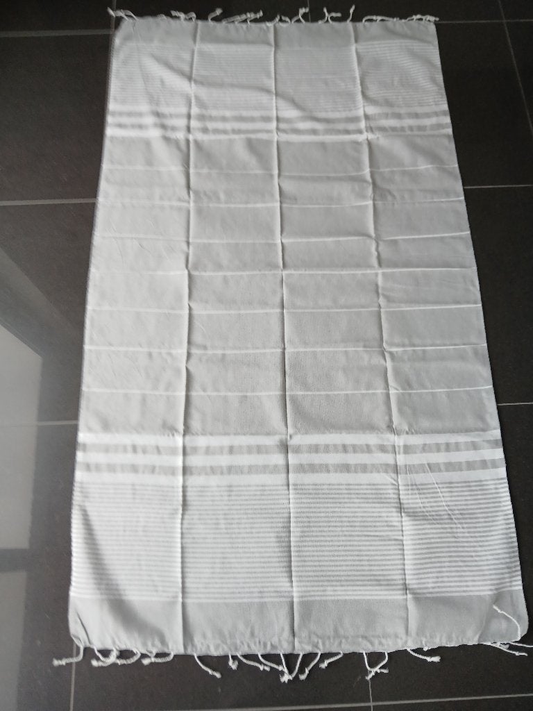 Badhanddoek nieuw 100-180, Ophalen of Verzenden, Nieuw, Wit, Overige typen