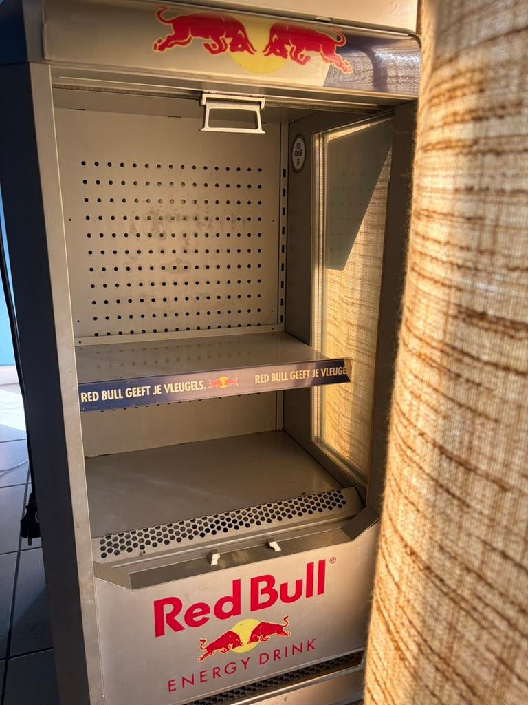 Redbull frigo, 120 tot 140 cm, Ophalen of Verzenden, Zo goed als nieuw, Energieklasse A of zuiniger