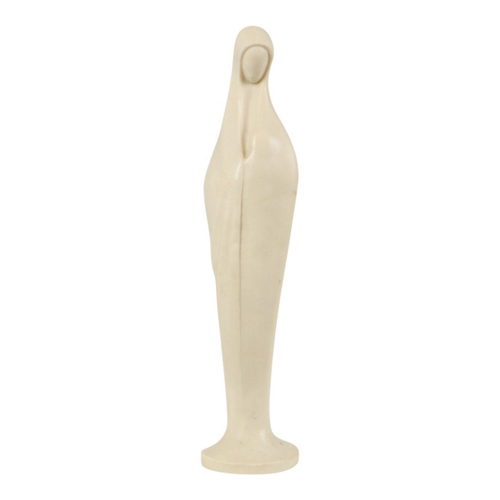 Italiaans Art Deco Stijl Beeld Maria met Kind Faro 40cm, Enlèvement ou Envoi, Utilisé, Religion