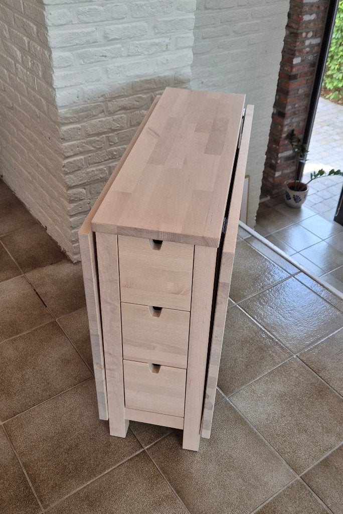 Klaptafel - Ikea Norden, Maison & Meubles, Quatre personnes, 150 à 200 cm, Enlèvement, Utilisé