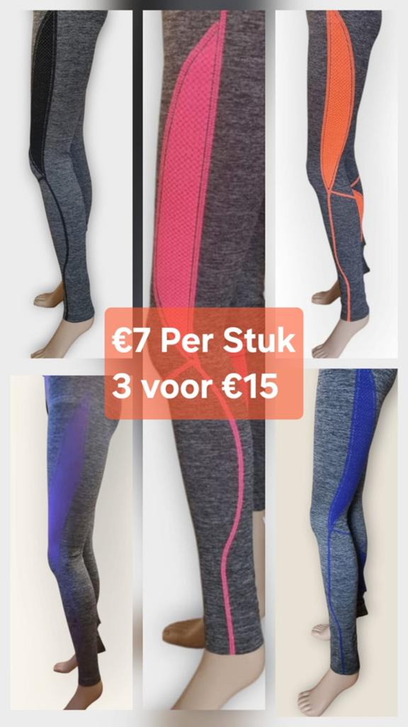 BELLUCI Nieuwe Naadloze Sportlegging - One Size, Kleding | Dames, Sportkleding, Belluci, Blauw, Overige typen, Nieuw
