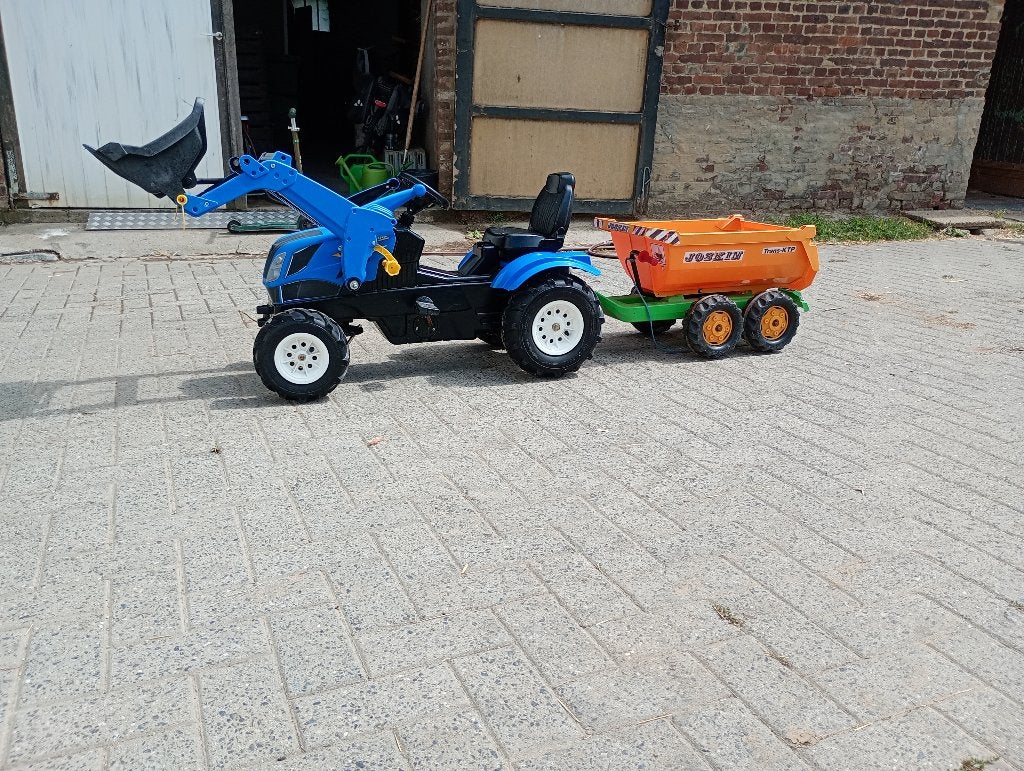 Rolly toys traptractor met luchtbanden en joskin kipper, Enlèvement, Utilisé, Véhicule à pédales