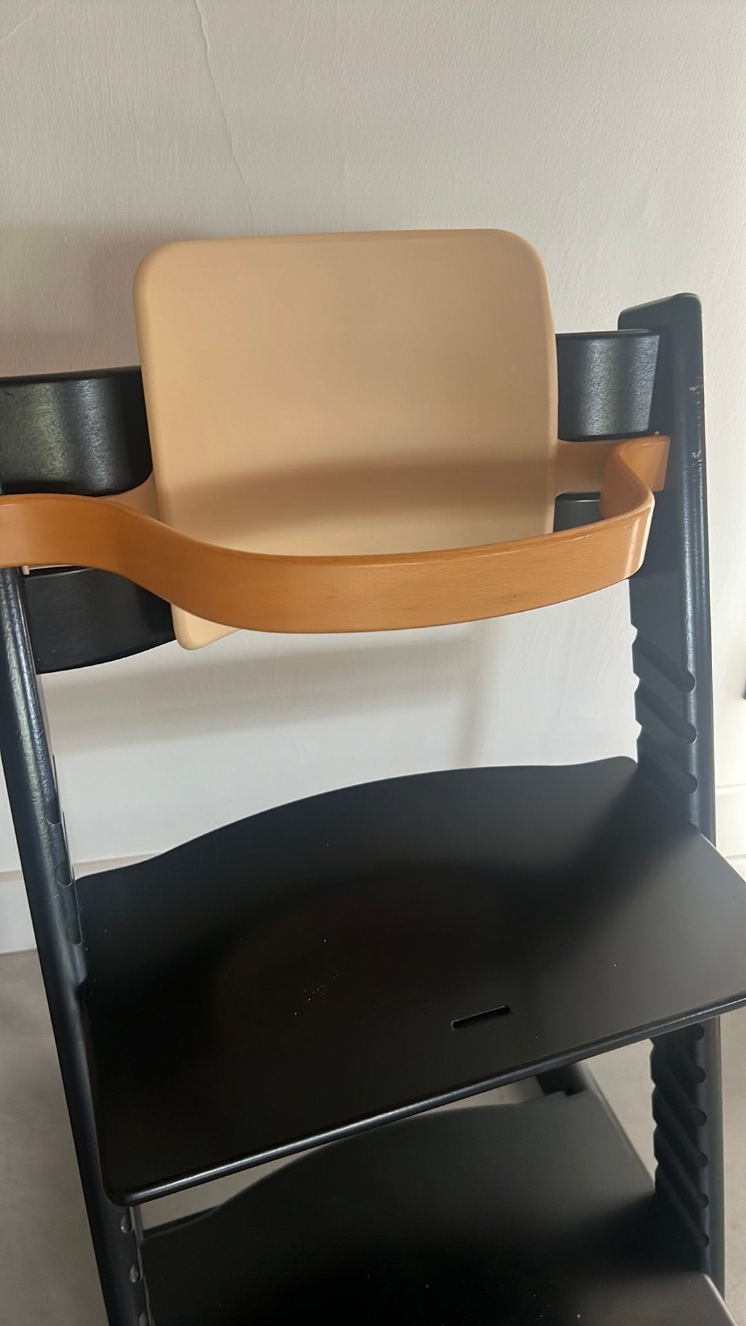 Stokke babyset met houten veiligheidsbeugel, Kinderen en Baby's, Kinderstoelen, Ophalen, Zo goed als nieuw