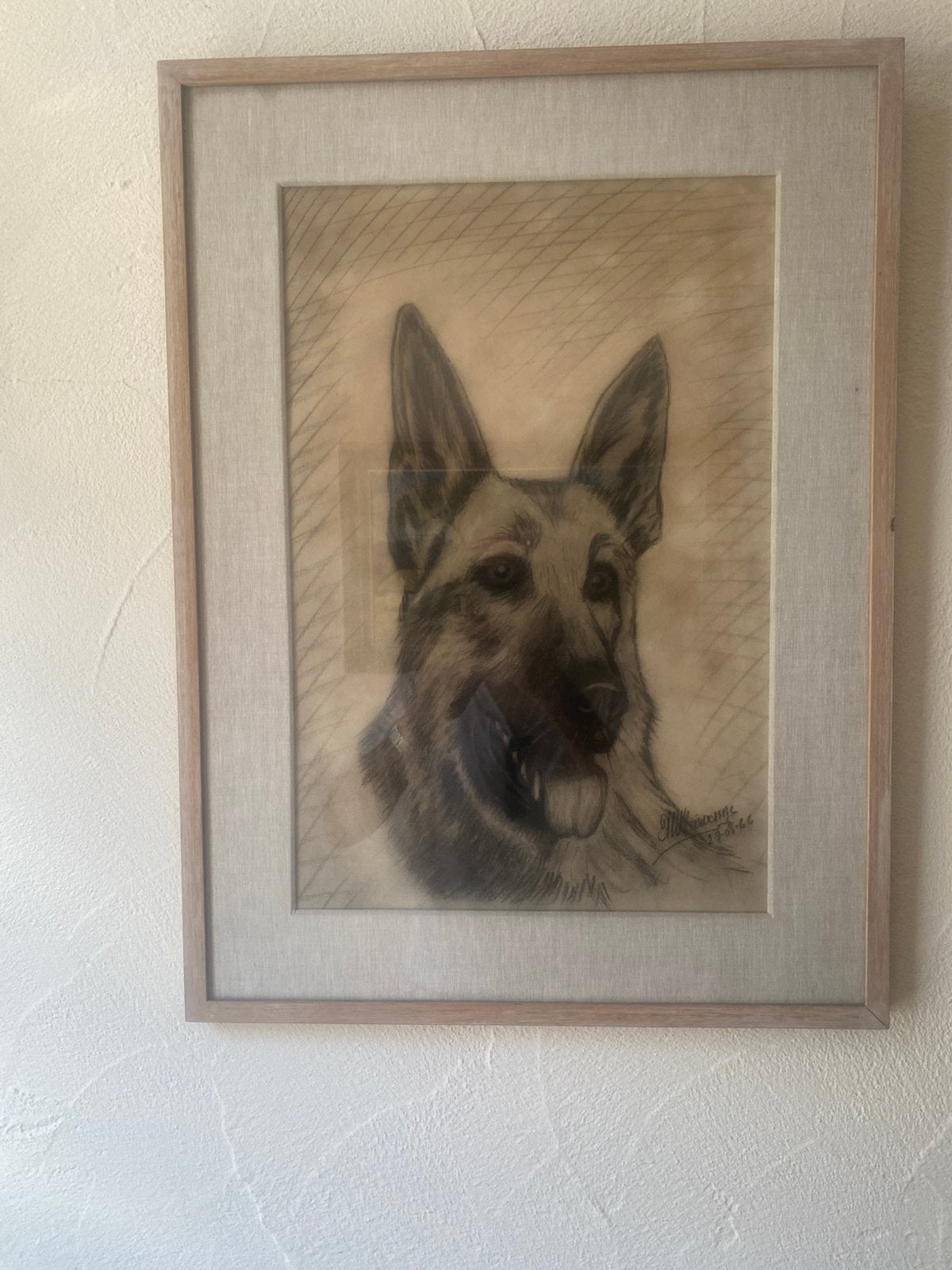 Mooi potloodtekening van Alfons Van Meirvenne, Enlèvement, Dessin au crayon