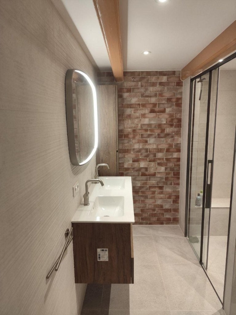 carrelage /de la salle de bain et des toilettes, Garantie, Enduit décoratif (Spachtelputz)