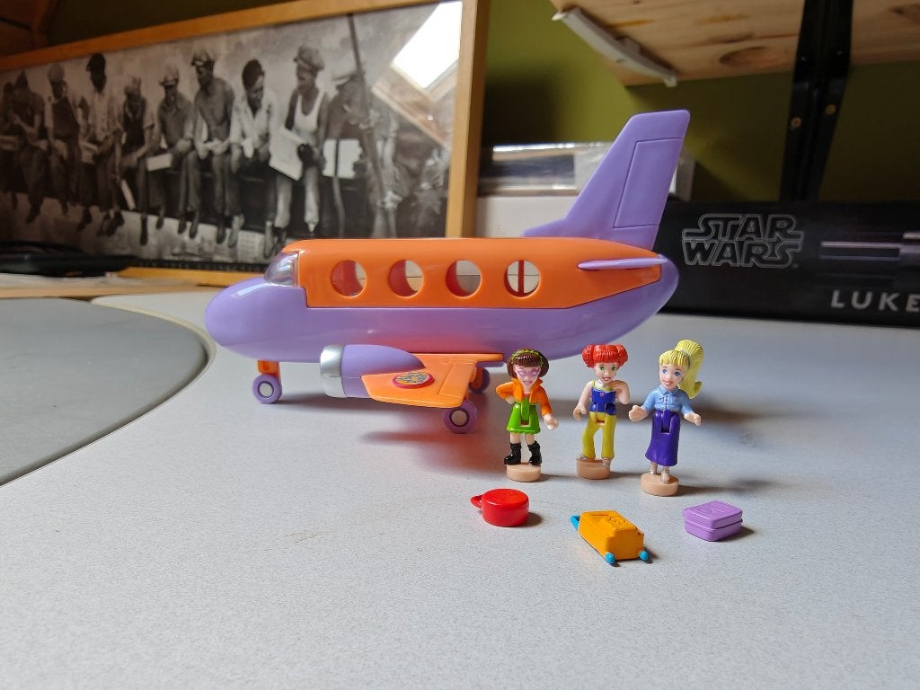 Polly Pocket Polly & the Pops vliegtuig, Enlèvement ou Envoi, Comme neuf