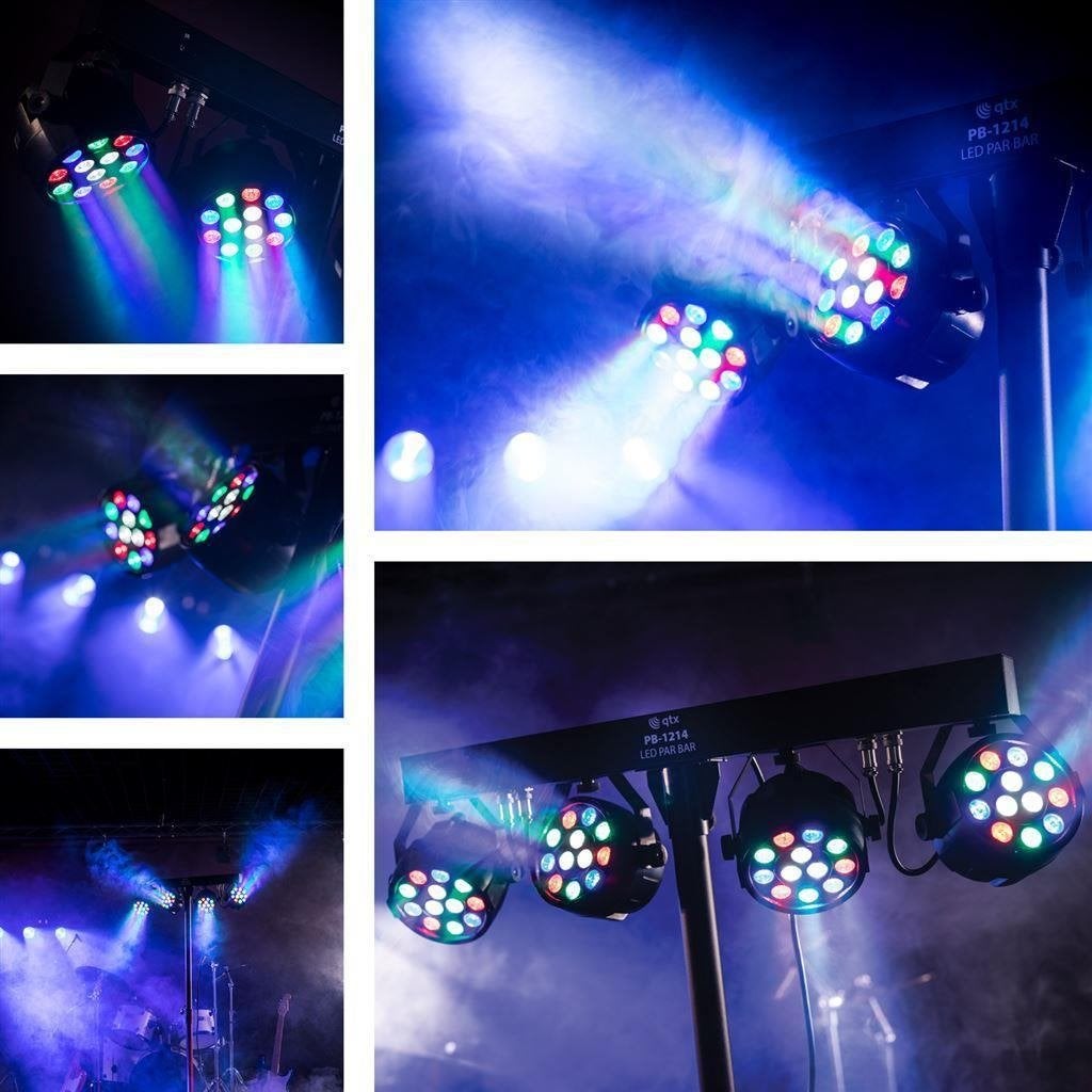 LED PAR-bar systeem rood, groen, blauw en wit licht, Ophalen of Verzenden, Nieuw, Licht
