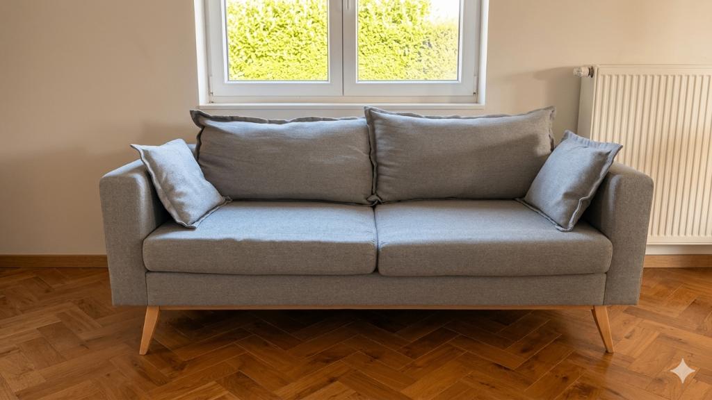 Canapé MAISON DU MONDE style scandinave 3 places gris clair, Huis en Inrichting, Zetels | Zetels, Ophalen, SCANDINAVE, Driepersoons