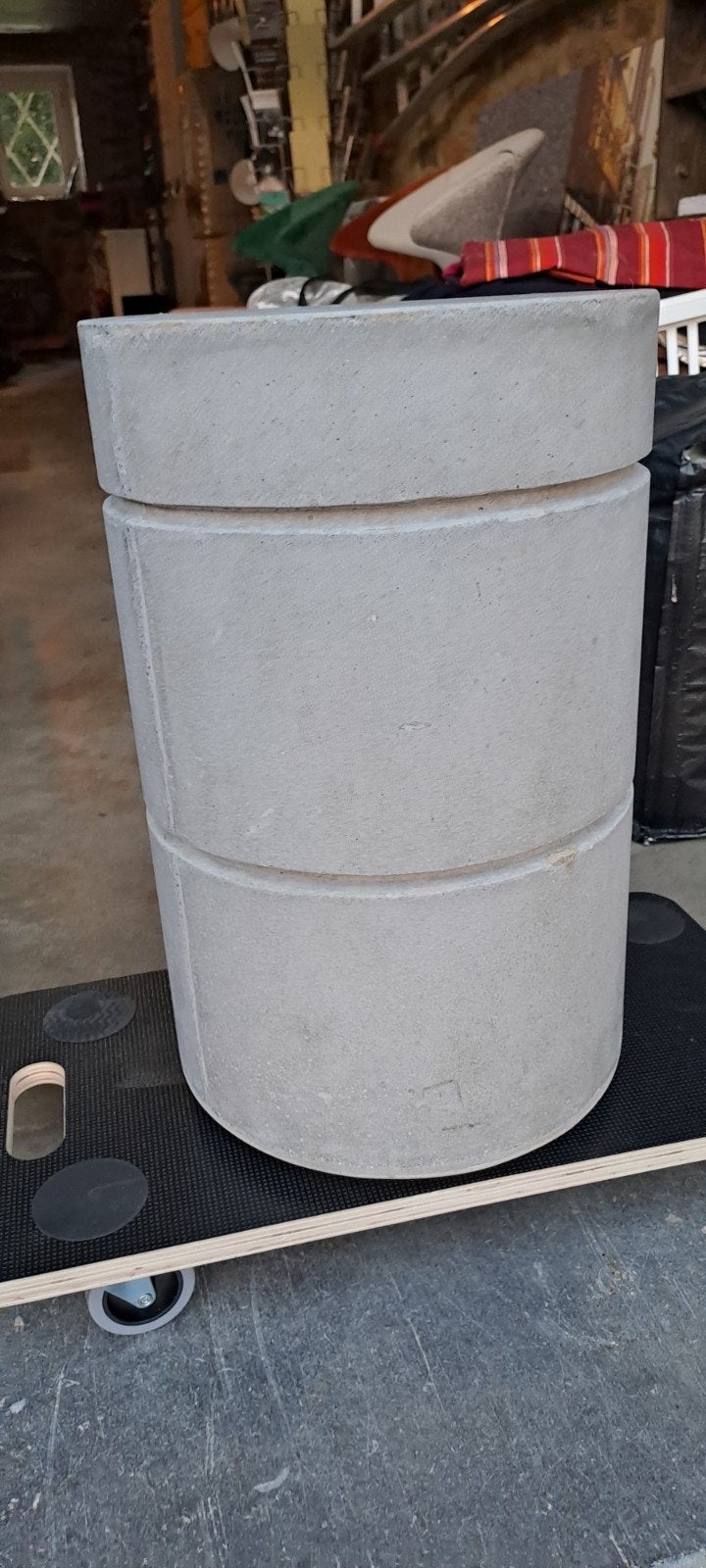 Twee betonnen decoraties Nieuw, Huis en Inrichting, Ophalen, Nieuw, Grijs, Steen/keramiek
