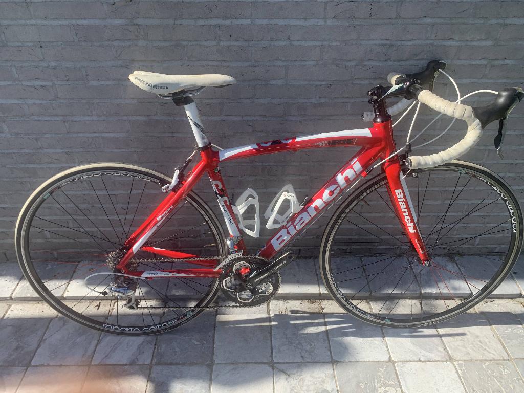 Koersfiets - Bianchi, Fietsen en Brommers, Fietsen | Racefietsen, 28 inch, Gebruikt, Aluminium, 49 tot 53 cm