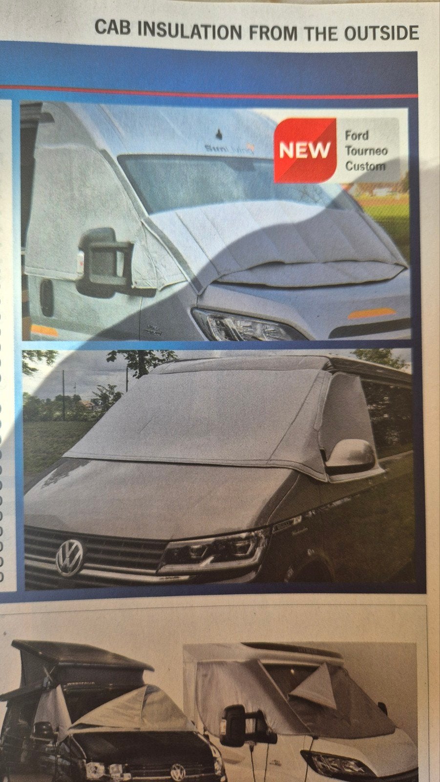 couverture thermique d'isolation des fenêtres Ford Tourneo N, Enlèvement ou Envoi