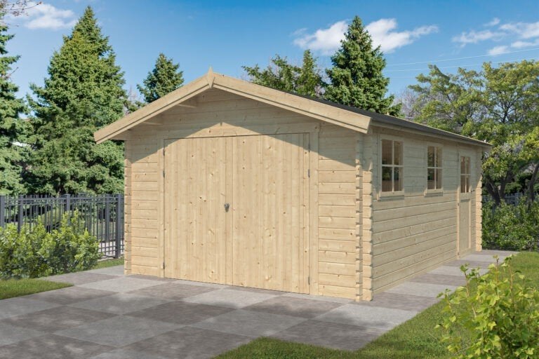 NIEUW Houten garage 4011, Verzenden, Nieuw