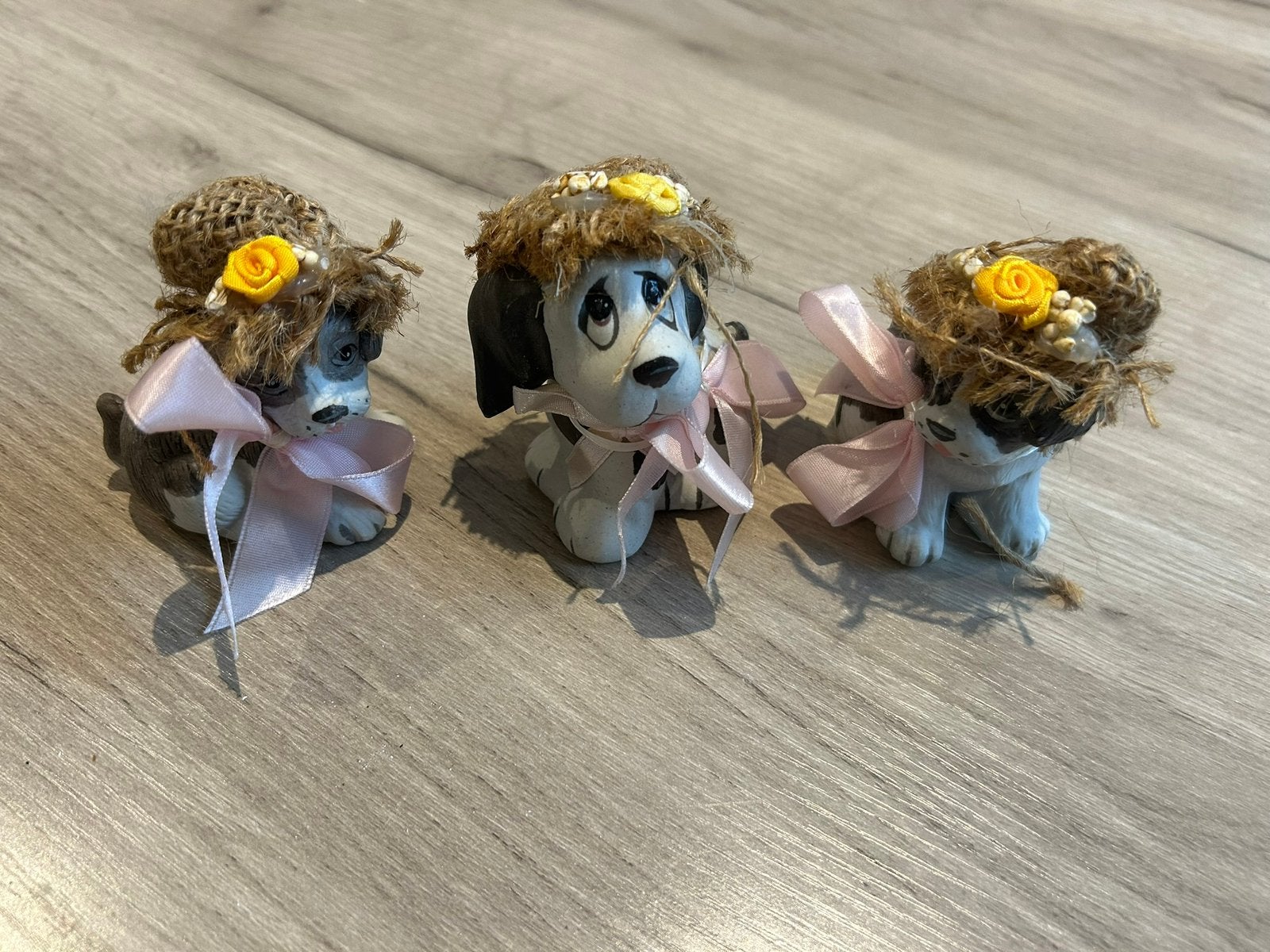 3 hondenbeeldjes, Enlèvement ou Envoi, Comme neuf, Animal
