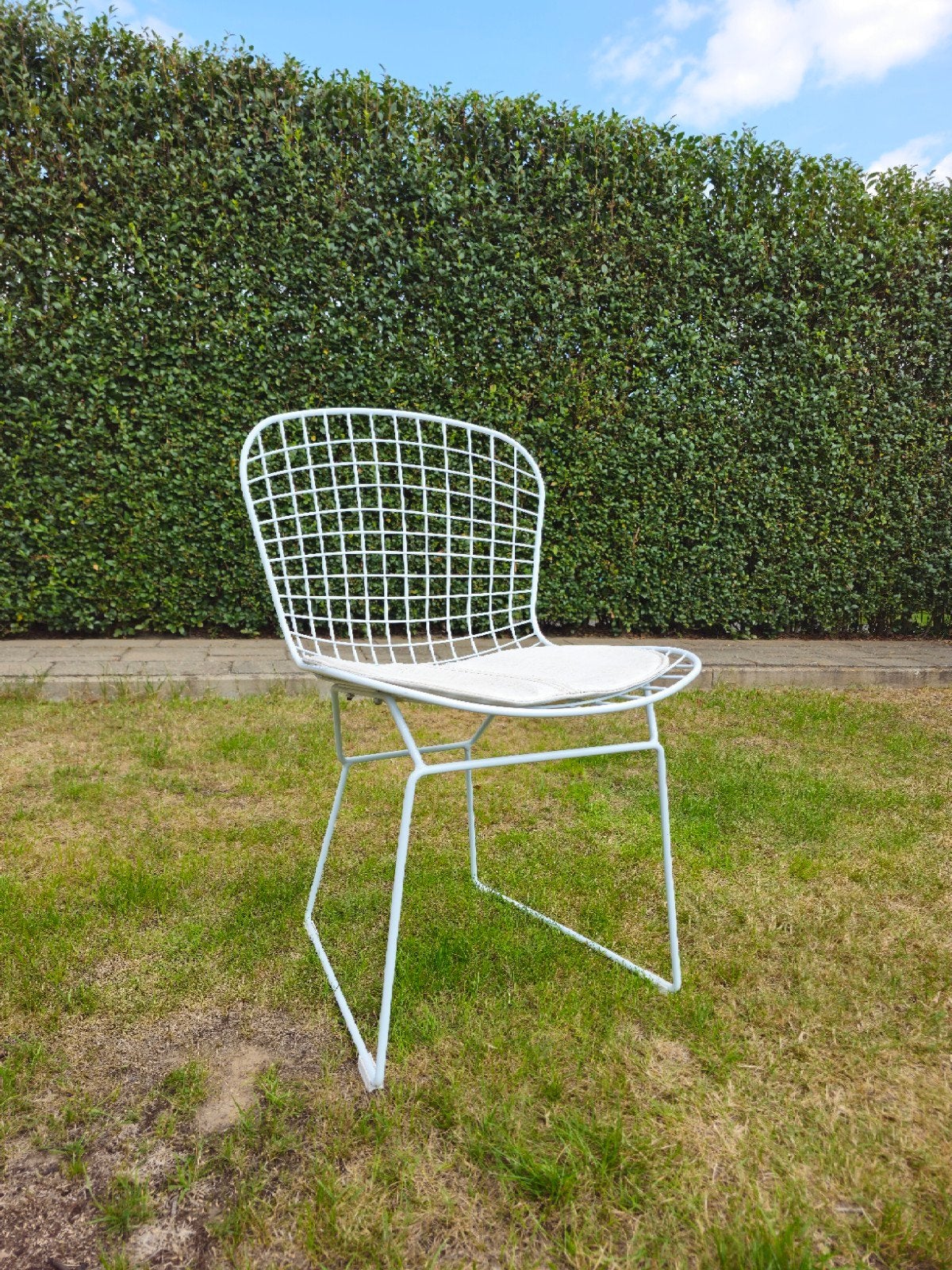 draadstoel, Tuin en Terras, Tuinstoelen, Ophalen, Gebruikt, Metaal
