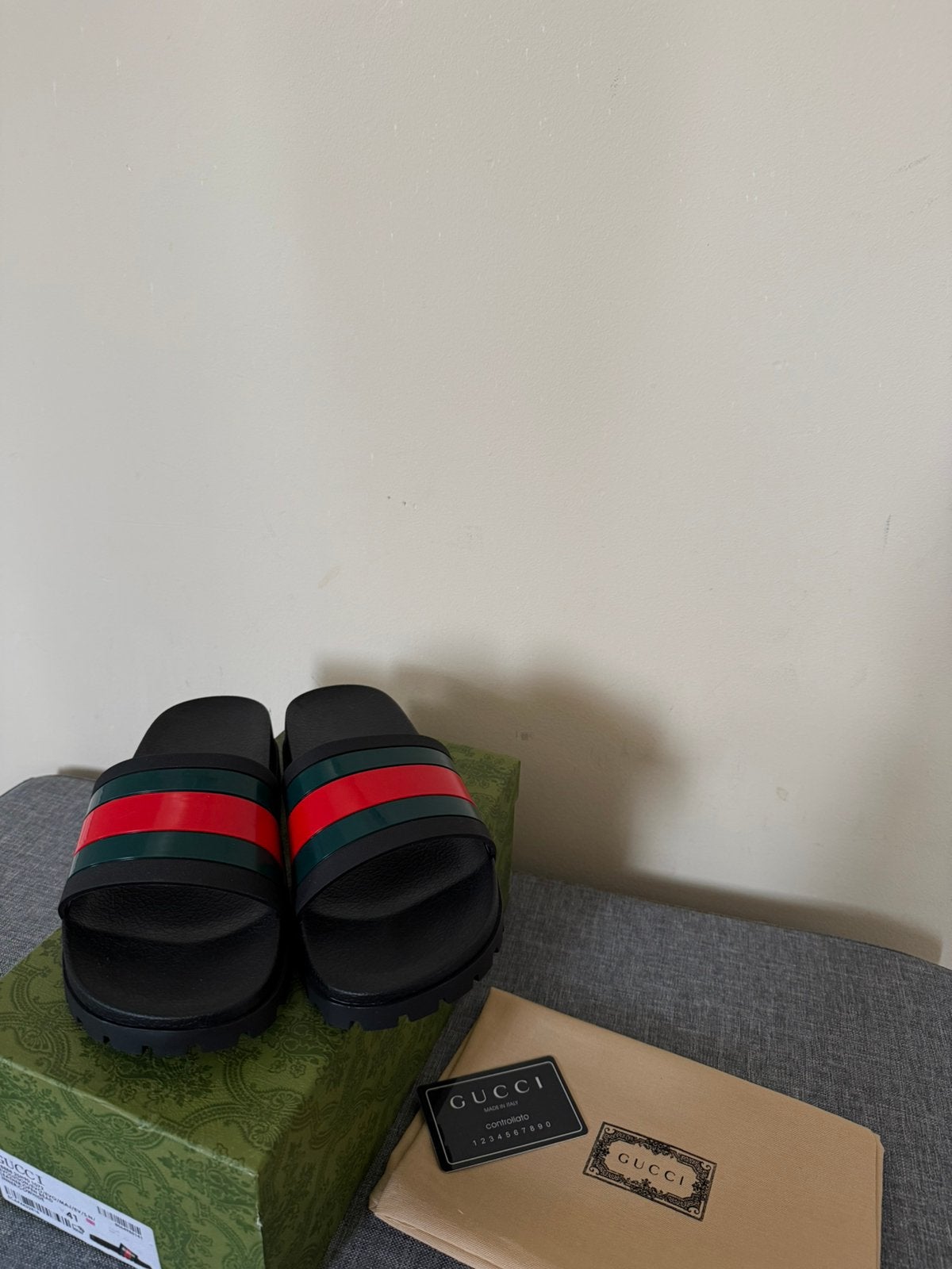 Slides gucci nieuw, Kleding | Heren, Ophalen, Zo goed als nieuw