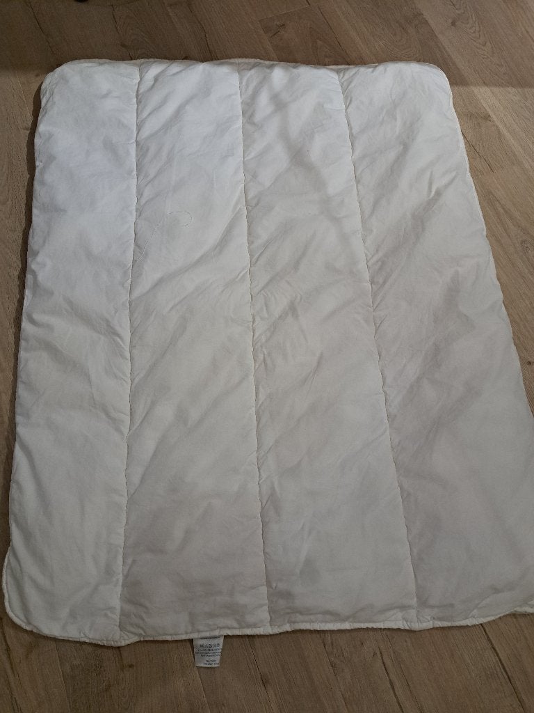 Dekbed, Kinderen en Baby's, Kinderkamer | Beddengoed, Ophalen, Gebruikt, Jongetje of Meisje, Wit