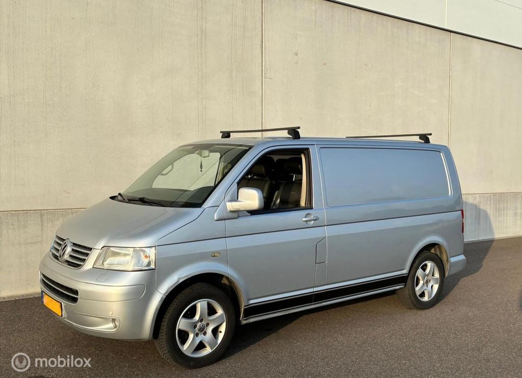 Volkswagen Transporter T5 2.5 TDI AIRCO € 2999,- +21% BTW, 4 deurs, Zwart, Volkswagen, 2500 kg