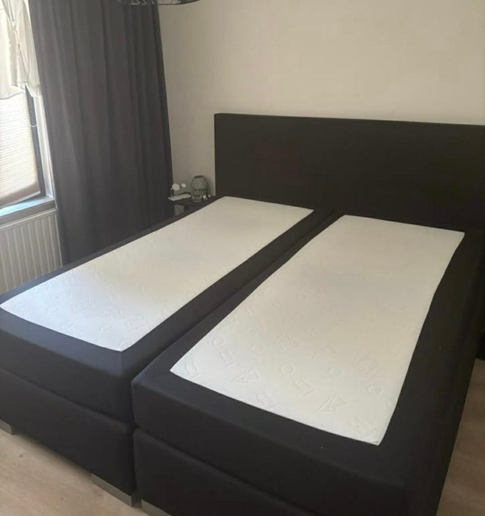 bezorging is mogelijk 180x200 inzgs complete boxspring bed, Huis en Inrichting, Slaapkamer | Boxsprings, Ophalen of Verzenden