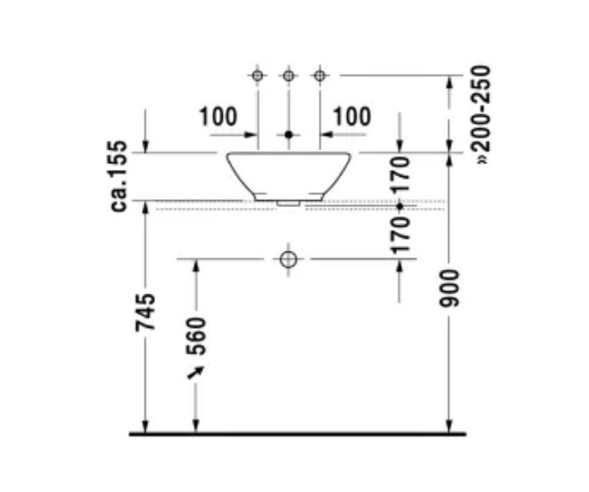 Duravit Bacino 2 stuks, Enlèvement, Utilisé, Lavabo