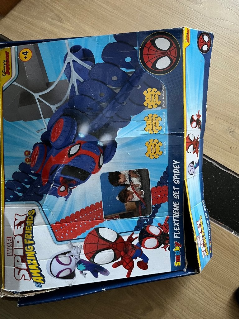 Spider-Man racebaan, Autres marques, Électrique, Comme neuf, Enlèvement