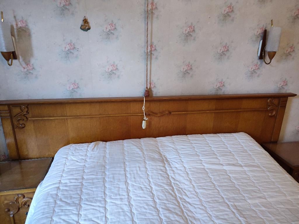 Chambre à coucher 2P - Vintage, Maison & Meubles, Enlèvement, Utilisé, Deux personnes, Vintage