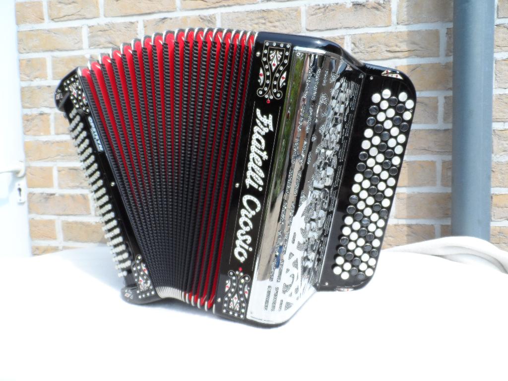 Fratelli Crosio Laatste nieuw model, Muziek en Instrumenten, Accordeons, Knopaccordeon, 120-bas, Ophalen, Overige merken