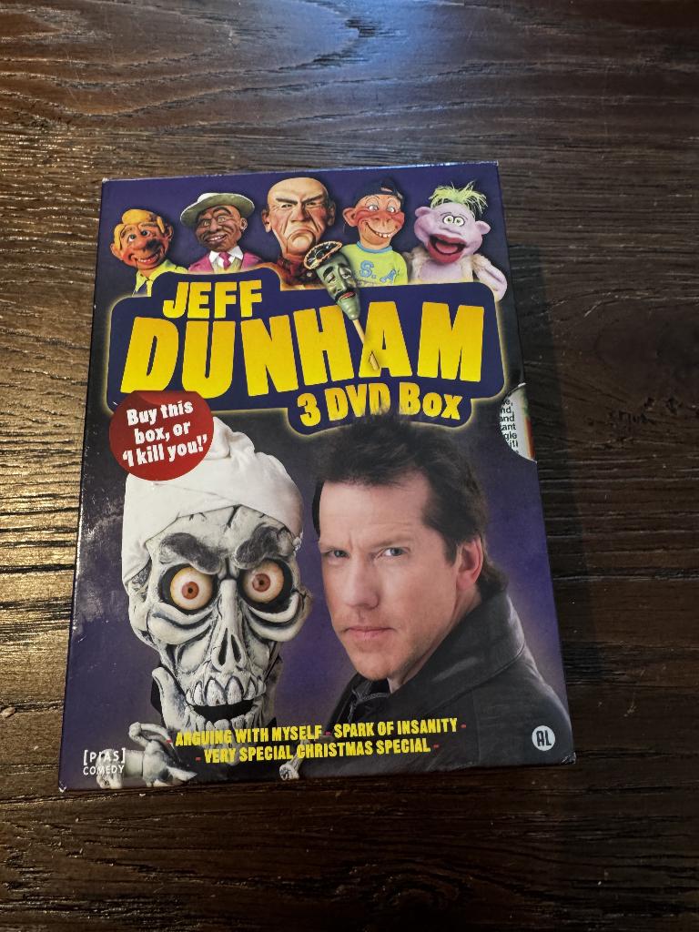 Jeff Dunham collectie - 3 dvd's, Vanaf 12 jaar, Ophalen of Verzenden, Zo goed als nieuw, Stand-up of Theatershow